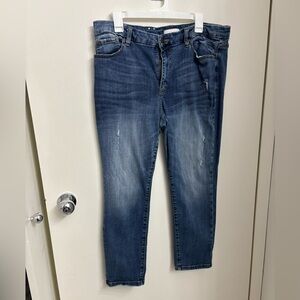 Eunina Destructed Blue Jeans